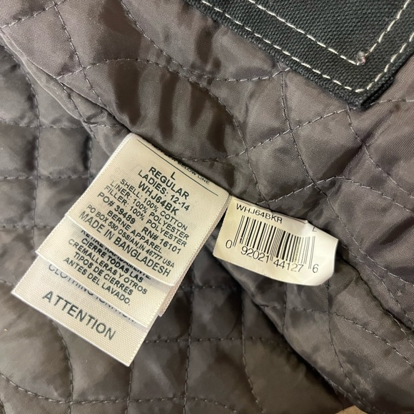 Women's Black Utility Jacket - Picture 8 of 8